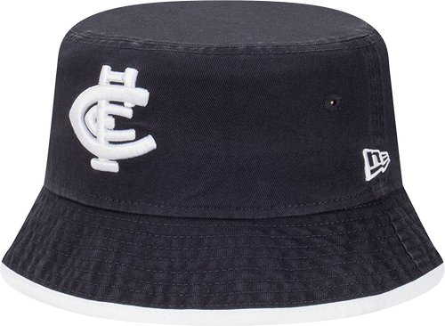 Carlton New Era Team Colour Bucket Hat Size M/L