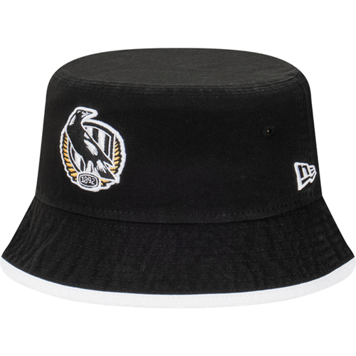 Collingwood New Era Team Colour Bucket Hat Size M/L