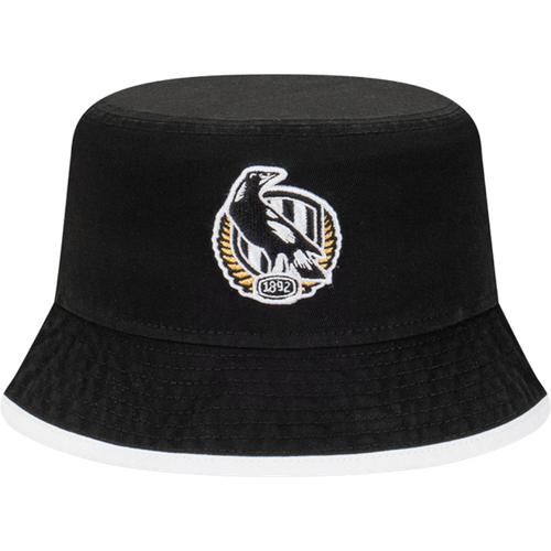 Collingwood New Era Team Colour Bucket Hat Size M/L