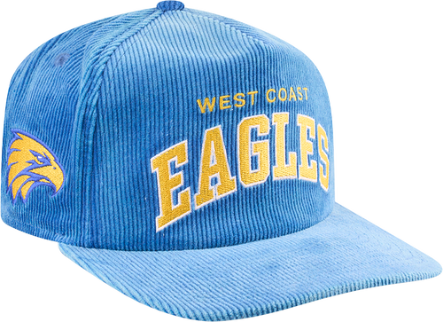 West Coast Eagles New Era Cord Arch Golfer Cap