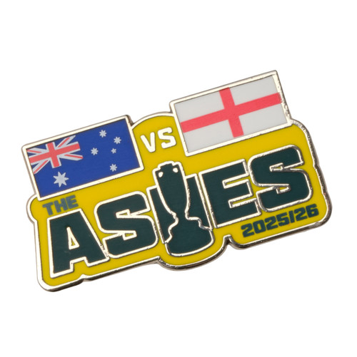 Cricket Australia 25/26 Dual Flags Logo Pin