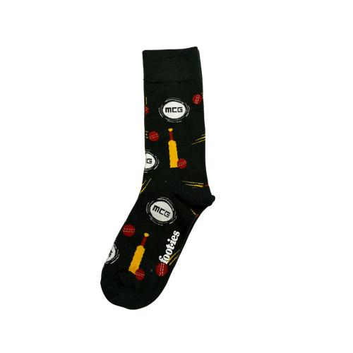 MCG Logo Repeat Cotton Socks: Size 8-13