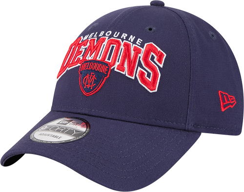 Melbourne Demons New Era 9FORTY Logo Arch Cap