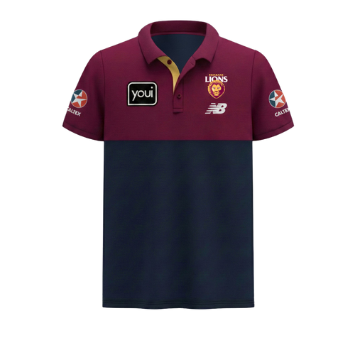 Brisbane Lions 2026 New Balance Media Polo