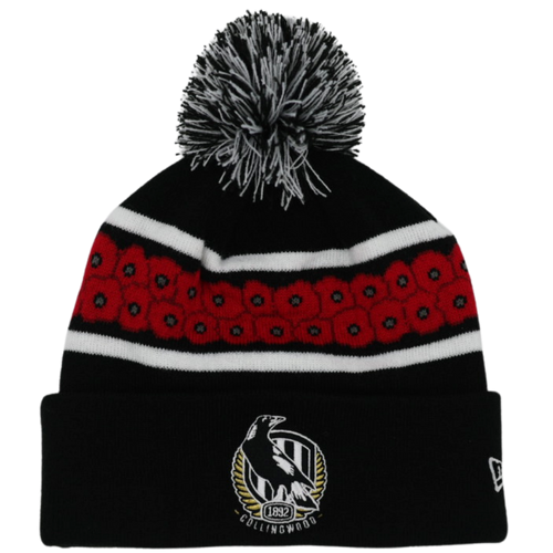 Collingwood 2026 New Era Poppy Beanie