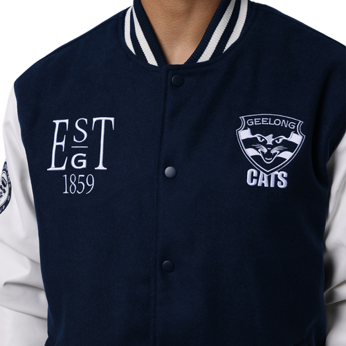 Geelong Cats Script Varsity Jacket