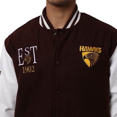 Hawthorn Script Varsity Jacket
