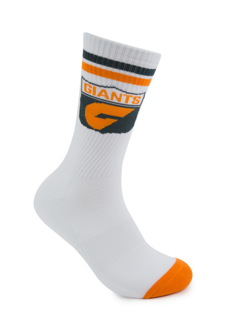 GWS Giants Foot-ies Retro Sneaker 2 Pack Socks