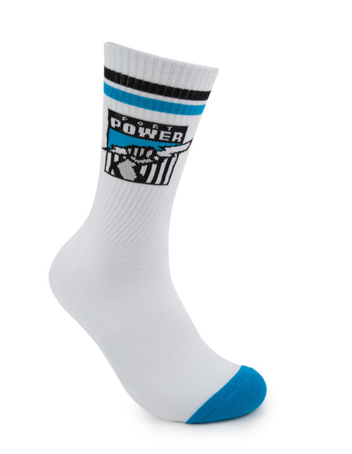 Port Adelaide Foot-ies Retro Sneaker 2 Pack Socks
