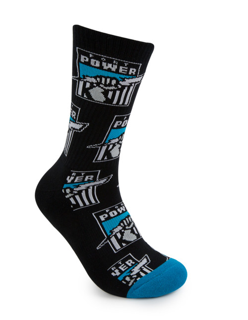 Port Adelaide Foot-ies Retro Sneaker 2 Pack Socks