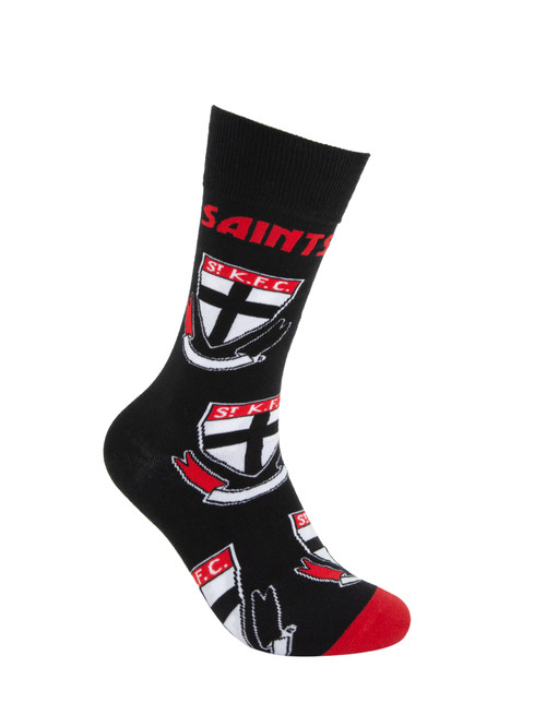 St Kilda Foot-ies Mascot Cotton Socks Size 8-13