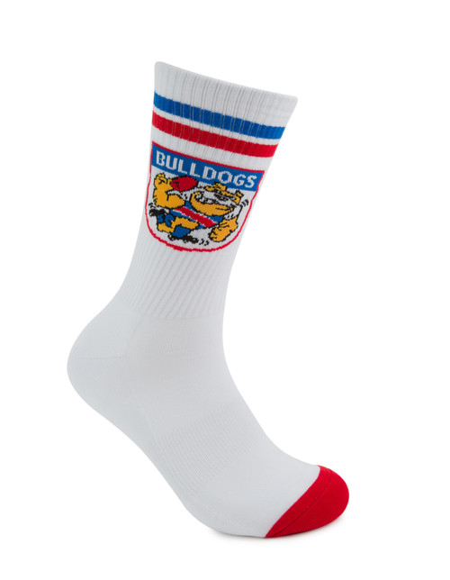 Western Bulldogs Foot-ies Retro Sneaker 2 Pack Socks