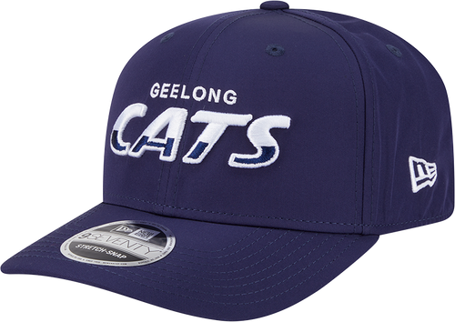 Geelong Cats New Era 9SEVENTY Split Script Cap
