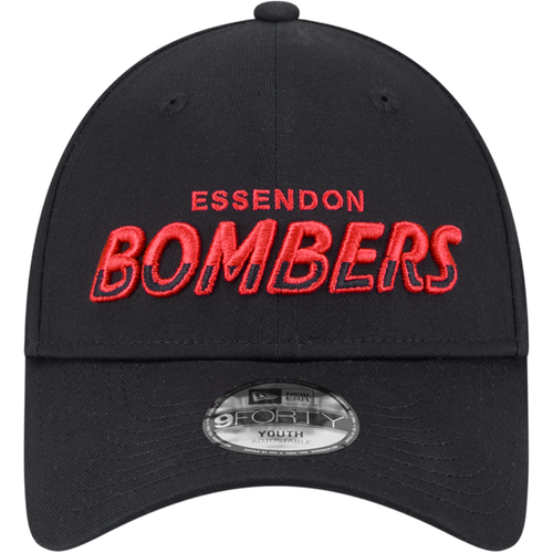 Essendon New Era Youth 9FORTY Split Script Cap