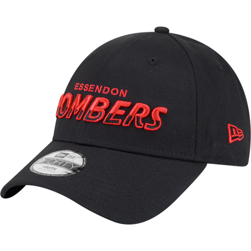 Essendon New Era Youth 9FORTY Split Script Cap
