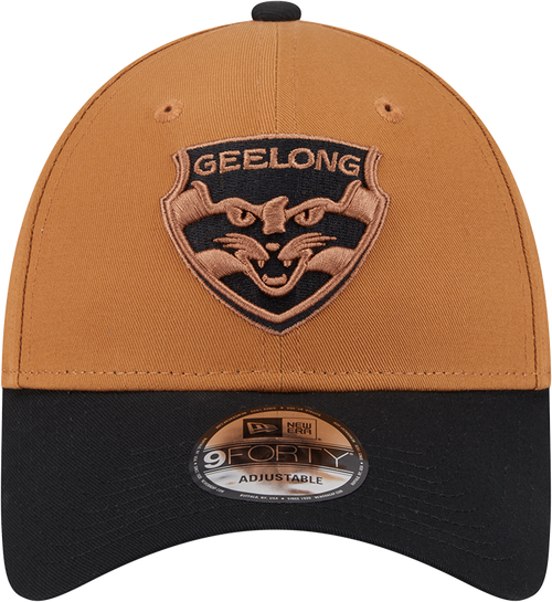 Geelong Cats New Era 9FORTY Two-Tone Bronze Cap
