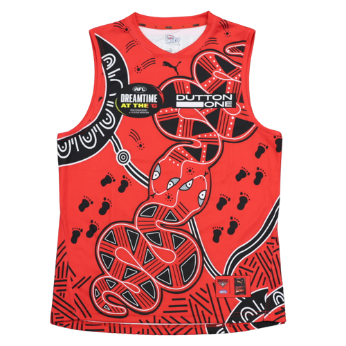Essendon 2026 Dreamtime at the G  Guernsey Back image
