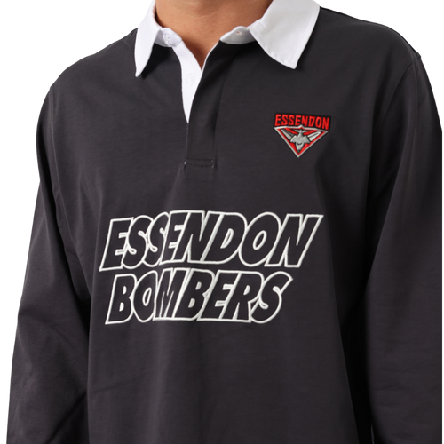 Essendon Essentials Long Sleeve Polo