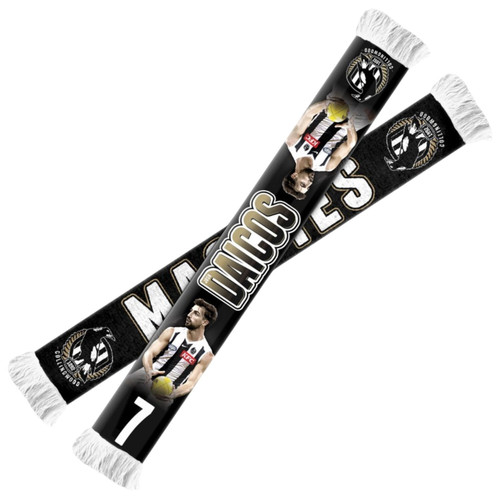 Collingwood Josh Daicos Scarf