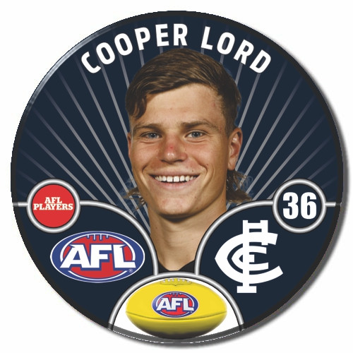 Carlton Blues 2026 AFL Player Badge