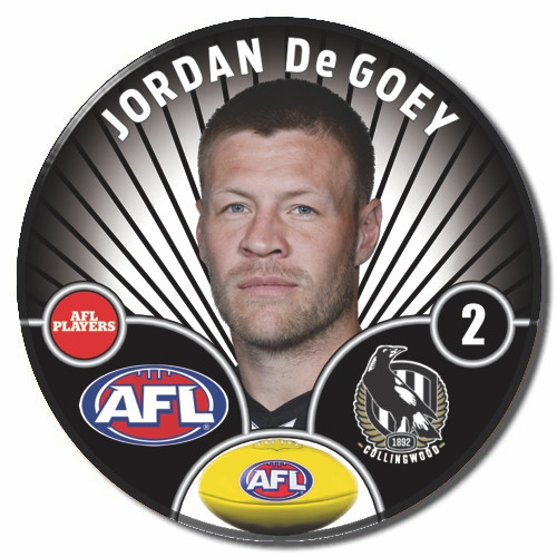 Collingwood Magpies 2026 AFL Player Badge