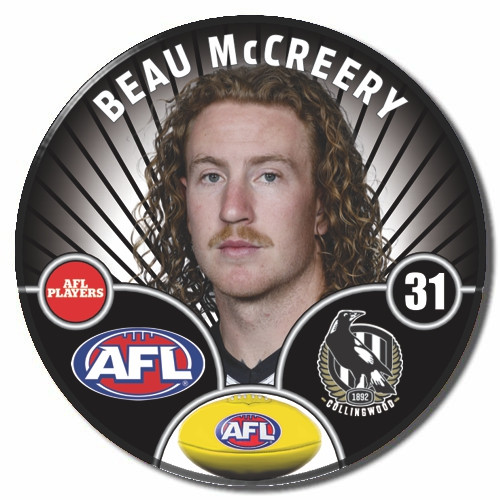 Collingwood Magpies 2026 AFL Player Badge