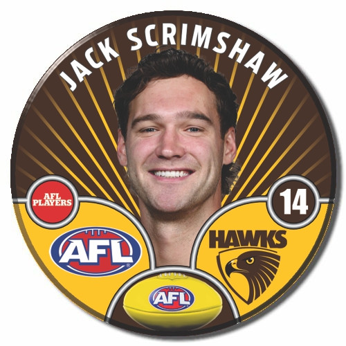 Hawthorn Hawks 2026 AFL Player Badge