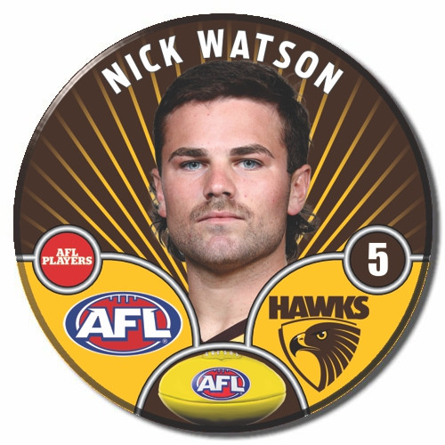 Hawthorn Hawks 2026 AFL Player Badge