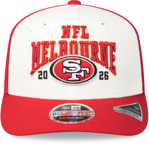 San Francisco 49ers New Era Melbourne Game 2026 9SEVENTY Two Tone Cap