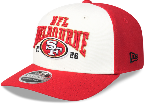 San Francisco 49ers New Era Melbourne Game 2026 9SEVENTY Two Tone Cap