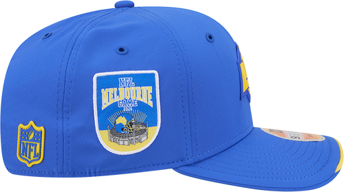 Los Angeles Rams New Era Melbourne Game 2026 9SEVENTY Team Logo Cap