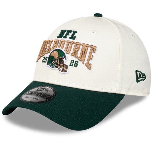 NFL Melbourne Game 2026 New Era 9FORTY Green Two Tone Cap