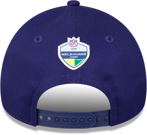 NFL Melbourne Game 2026 New Era 9FORTY A-Frame Blue Cap