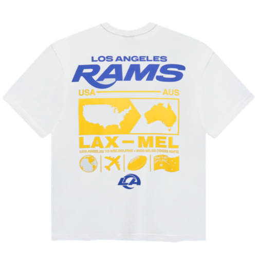 Los Angeles Rams New Era Melbourne Game 2026 LAX - MEL Tee