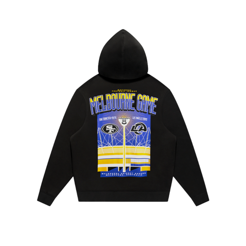 Los Angeles Rams New Era Melbourne Game 2026 Stadium Lights Black Hood