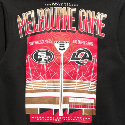 San Francisco 49ers New Era Melbourne Game 2026 Stadium Lights Black Hood
