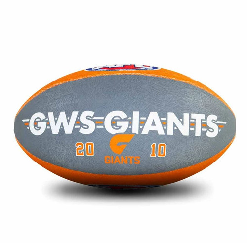 GWS Giants Sherrin Synthetic Ball Size 5