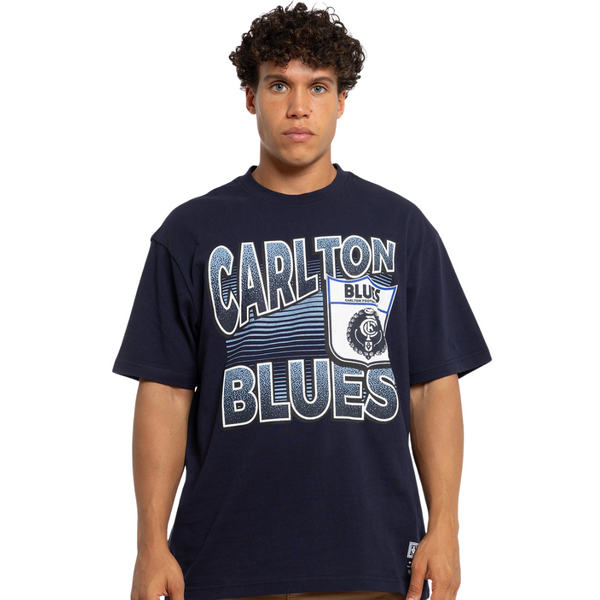Carlton Mitchell & Ness Inline Stack Tee Carlton Mitchell & Ness Inline Stack Tee