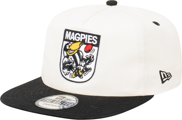 Collingwood New Era Two Tone Mascot Golfer Cap