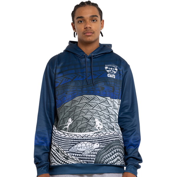Geelong Cats Indigenous Lightweight Hoodie 2024