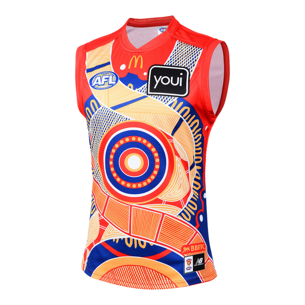 Brisbane Lions 2025 New Balance Mens Indigenous Away Guernsey