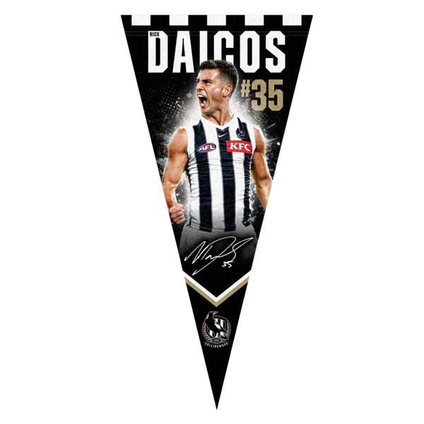 Collingwood Nick Daicos Pennant Collingwood Nick Daicos Pennant