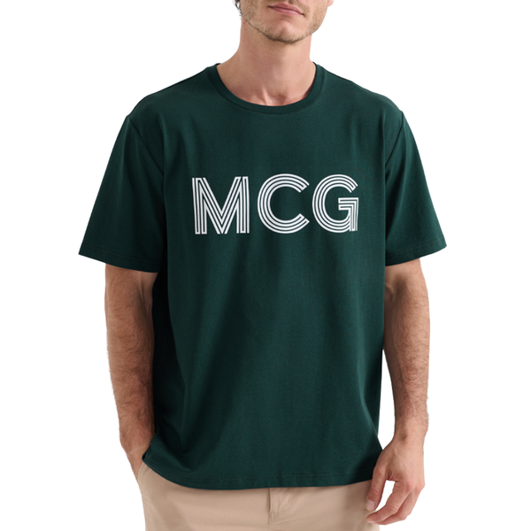 MCG Line Logo Green Tee