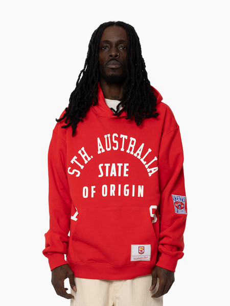 South Australia Mitchell & Ness State of Origin Arch Text Hoodie South Australia Mitchell & Ness State of Origin Arch Text Hoodie