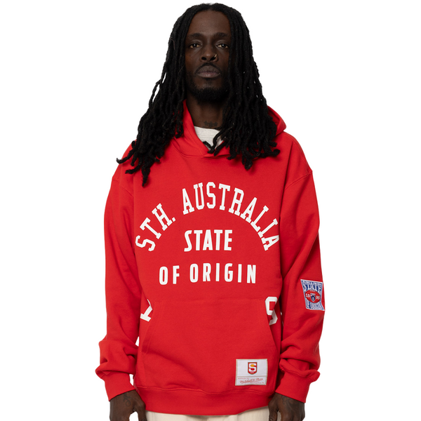South Australia Mitchell & Ness State of Origin Arch Text Hoodie South Australia Mitchell & Ness State of Origin Arch Text Hoodie