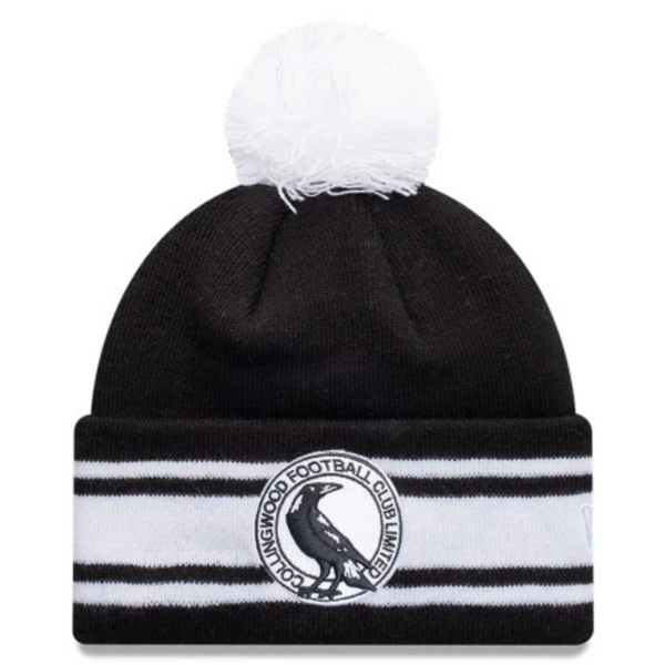Collingwood New Era Retro Cuff Stripe Beanie