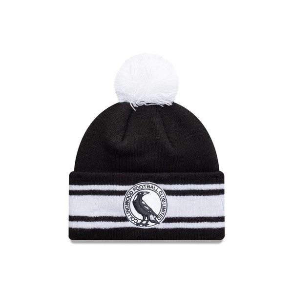 Collingwood New Era Retro Cuff Stripe Beanie