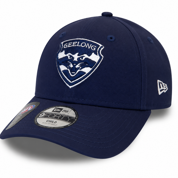 Geelong Cats New Era Kids 9FORTY Core Cap