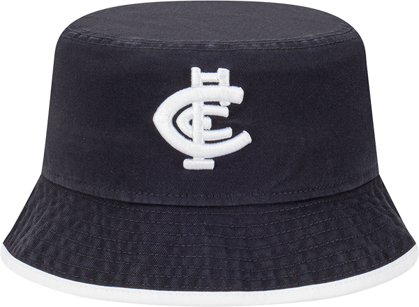 Carlton New Era Team Colour Bucket Hat Size M/L Carlton New Era Team Colour Bucket Hat Size M/L