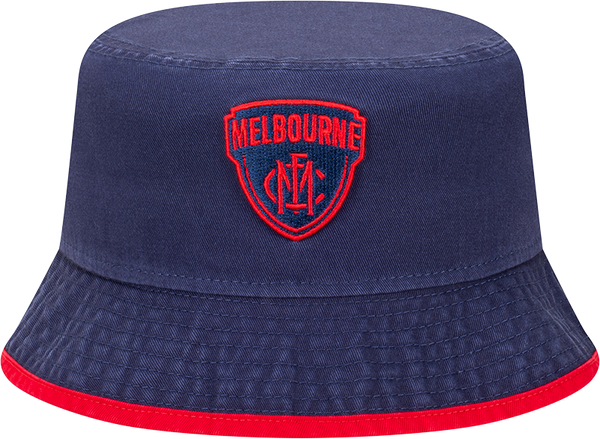 Melbourne Demons New Era Team Colour Bucket Hat Size M/L
